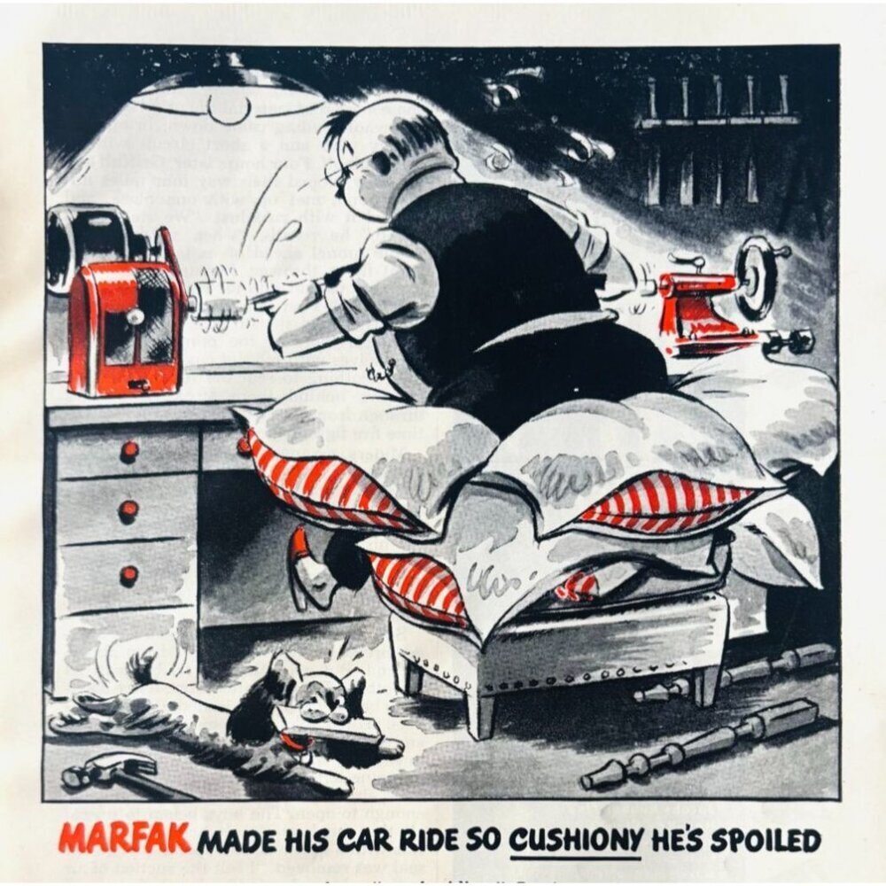 1951 Texaco Gas & Oil Marfak Advertisement Lubrication Automotive Vintage DWX11C